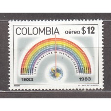 Colombia Aereo 1983 Yvert 722 ** Mnh Radioamateurs