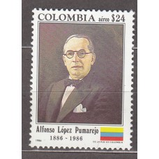Colombia - Aereo 1986 Yvert 745 ** Mnh Personaje
