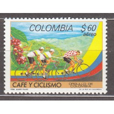 Colombia - Aereo 1986 Yvert 746 ** Mnh Ciclismo - Deportes
