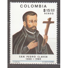 Colombia - Aereo 1981 Yvert 662 ** Mnh San Pierre Claver - Personaje