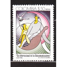 Colombia - Aereo 1986 Yvert 749 ** Mnh Telecomunicaciones