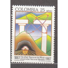 Colombia - Aereo 1987 Yvert 765 ** Mnh 