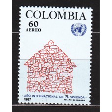 Colombia - Aereo 1987 Yvert 770 ** Mnh 