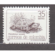 Colombia - Aereo 1987 Yvert 773 ** Mnh Fauna - Reptil