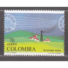 Colombia - Aereo 1987 Yvert 774 ** Mnh 
