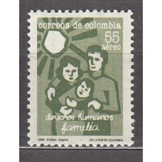 Colombia - Aereo 1989 Yvert 797 ** Mnh Derechos del Hombre