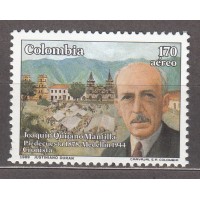 Colombia - Aereo 1989 Yvert 804 ** Mnh Joaquin Quijano - Personaje