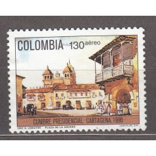 Colombia - Aereo 1990 Yvert 811 **  Mnh Pintura