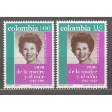 Colombia - Correo 1992 Yvert 988 + Aereo 853 ** Mnh  