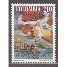 Colombia - Aereo 1992 Yvert 846 ** Mnh 