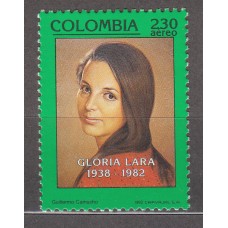 Colombia - Aereo 1992 Yvert 859 ** Mnh Gloria Lara
