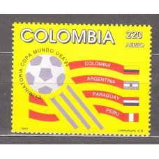 Colombia - Aereo 1993 Yvert 869 ** Mnh Futbol - Deportes