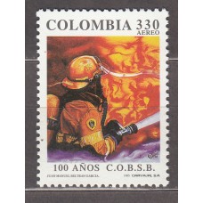 Colombia - Aereo 1995 Yvert 899 ** Mnh Bomberos