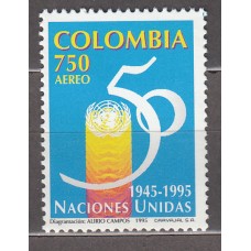 Colombia - Aereo 1995 Yvert 902 ** Mnh ONU