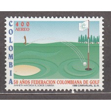 Colombia - Aereo 1996 Yvert 931 ** Mnh Golf - Deportes