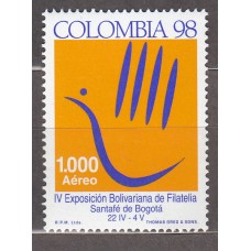 Colombia - Aereo 1997 Yvert 982 ** Mnh Exposición Filatelica