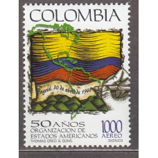 Colombia - Aereo 1998 Yvert 983 ** Mnh 