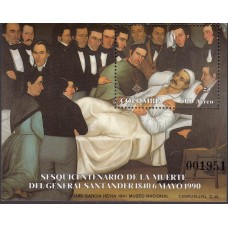 Colombia - Hojas Yvert 41 ** Mnh Pintura