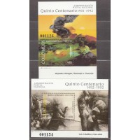 Colombia - Hojas Yvert 44/45 ** Mnh Descubrimiento de America - Cristobal Colon