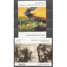 Colombia - Hojas Yvert 44/45 ** Mnh Descubrimiento de America - Cristobal Colon