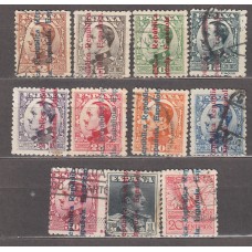 España II República 1931 Edifil 593/603 usado