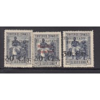 Guinea correo 1937 251/53 ** Mnh 