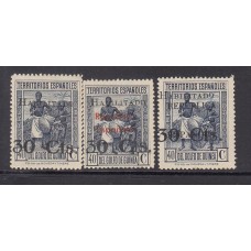 Guinea correo 1937 251/53 ** Mnh 