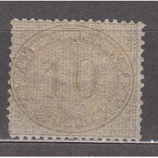 Confederacion Alemana del Norte - Correo Yvert 23 * Mh