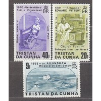 Tristan da Cunha - Correo Yvert 389/91 ** Mnh 