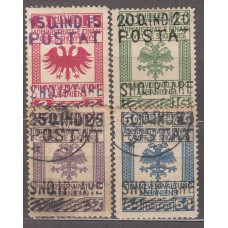 Albania Correo 1919 Yvert 88+92/94 */usado Mh/usado 