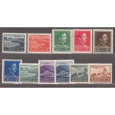 Albania Correo 1930 Yvert 221/31 ** Mnh 