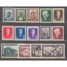 Albania Correo 1939 Yvert 257/290 ** Mnh Personajes