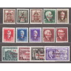 Albania Correo 1943 Yvert 289/302 ** Mnh 