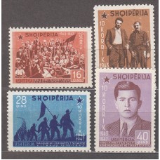Albania Correo 1947 Yvert 365/68 * Mh Armada Popular