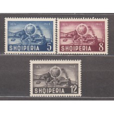 Albania Correo 1948 Yvert 391/93 ** Mnh Trenes