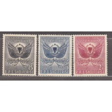 Albania Correo 1951 Yvert 433/35 ** Mnh Republica