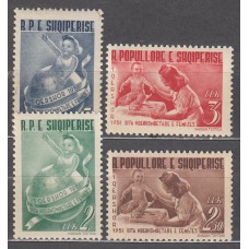 Albania Correo 1951 Yvert 443/46 ** Mnh Dia del Niño