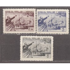 Albania Correo 1957 Yvert 479/81 ** Mnh Lenin - Personaje