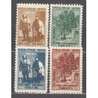 Albania Correo 1958 Yvert 493/96 ** Mnh 