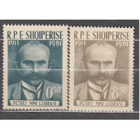 Albania Correo 1962 Yvert 567/68 ** Mnh Personaje