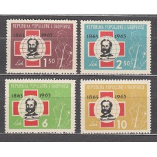Albania Correo 1963 Yvert 604/7 ** Mnh Cruz Roja