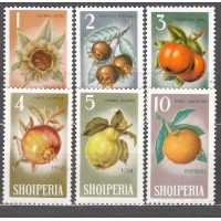 Albania Correo 1965 Yvert 738/43 ** Mnh Frutos Invernales