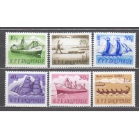 Albania Correo 1965 Yvert 825/30 ** Mnh Barcos