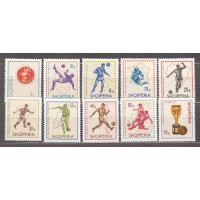 Albania Correo 1966 Yvert 860/69 ** Mnh Copa del Mundo de Fútbol - Deportes