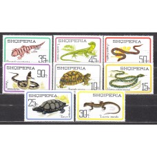 Albania Correo 1966 Yvert 907/14 ** Mnh Fauna - Reptiles