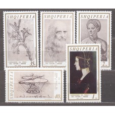 Albania Correo 1969 Yvert 1167/71 ** Mnh Leonardo da Vinci