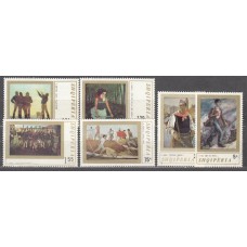 Albania Correo 1971 Yvert 1330/35 ** Mnh Pinturas