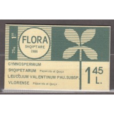 Albania Correo 1986 Yvert 2096 Carnet ** Mnh Flores