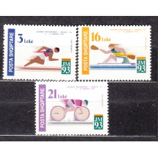 Albania Correo 1993 Yvert 2302/4 ** Mnh Juegos del Mediterraneo - Deportes