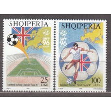 Albania Correo 1996 Yvert 2355/56 ** Mnh Fútbol - Deportes